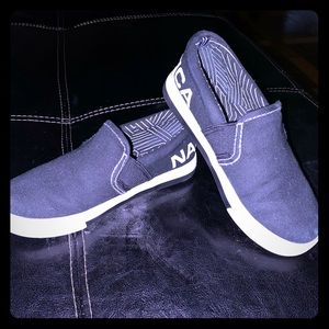 Black Slip On Nautica Shoes